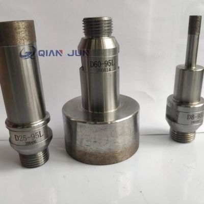 Sintered Drilling Tool Diamond Core Drill Bits 60 mm Thread Shank Diamond Core Drill Bit